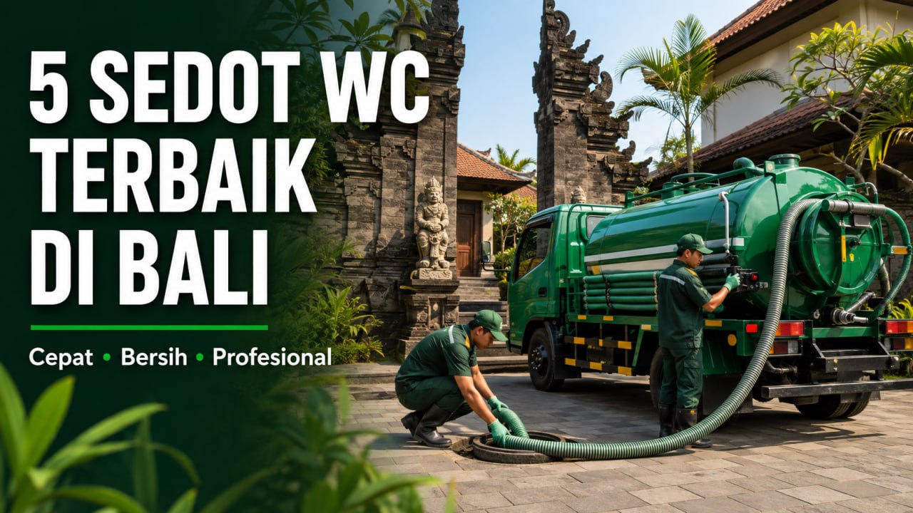 5 Sedot WC Terbaik di Bali: Cepat, Bersih, dan Profesional